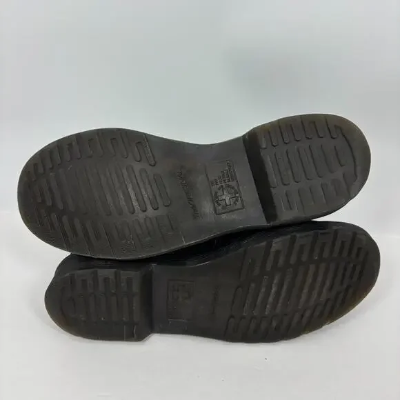 Dr. Martens 2976 Chelsea Boots Womens Size 8 Soft Black Pebbled Leather Side Zip - Picture 9 of 11